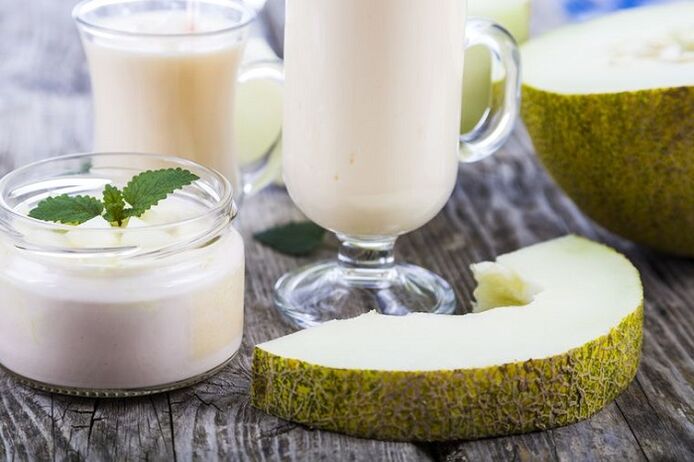 yogurt with melon to lose weight